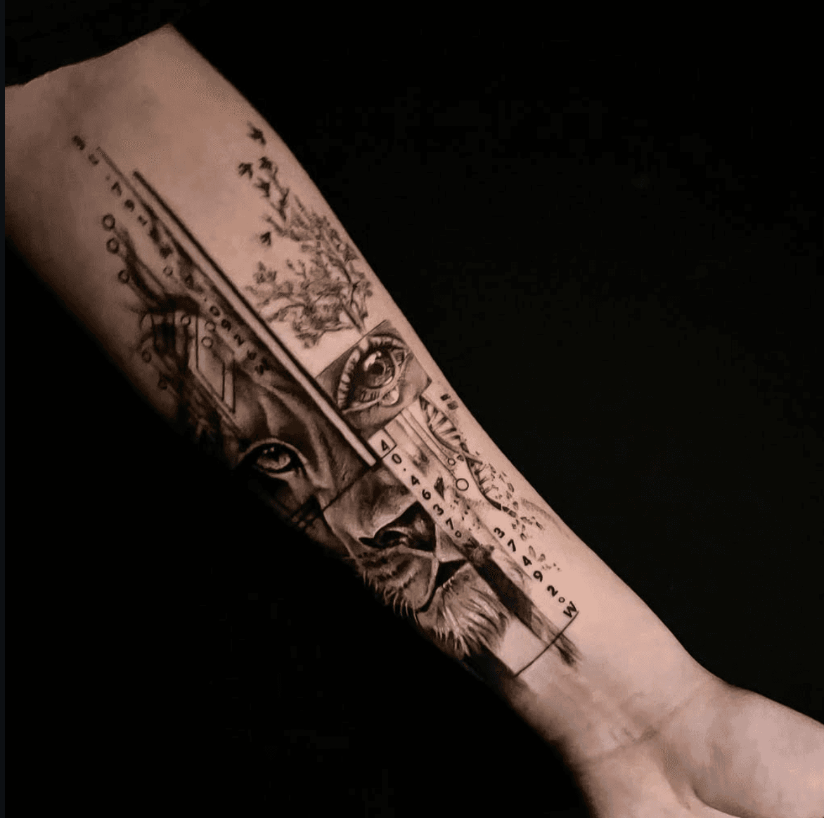 Background tattoo art