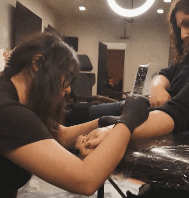 Reesa, the tattoo artist